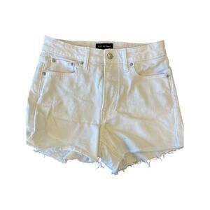 Free Assembly White Denim Shorts 4